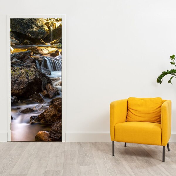 Foto tapeta za vrata - Kameni potok (95x205cm)