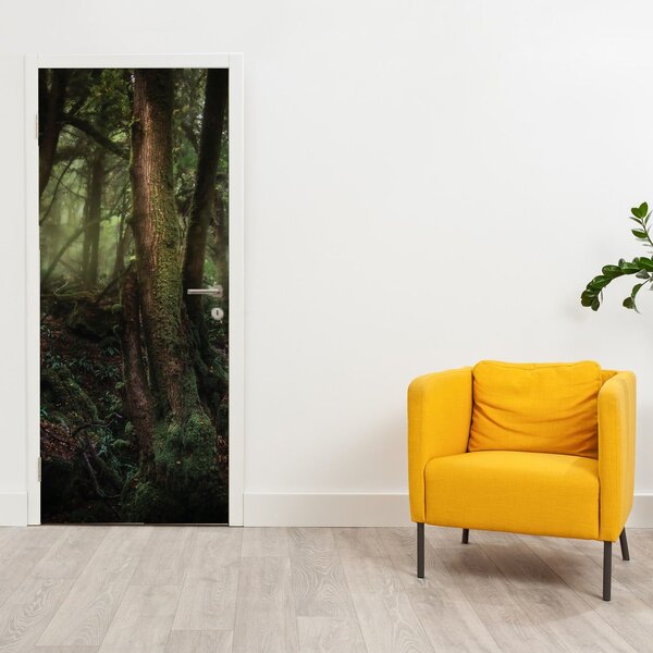 Foto tapeta za vrata - Tajanstvena šuma (95x205cm)