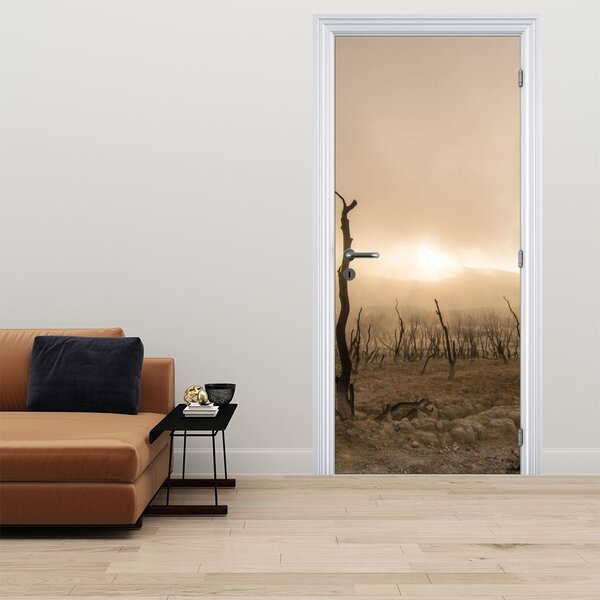Foto tapeta za vrata - Gola stabla (95x205cm)