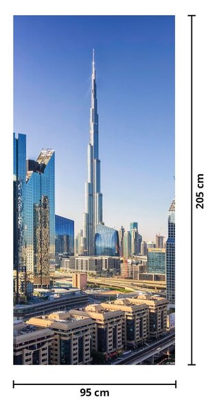 Foto tapeta za vrata - Dubajsko jutro (95x205cm)