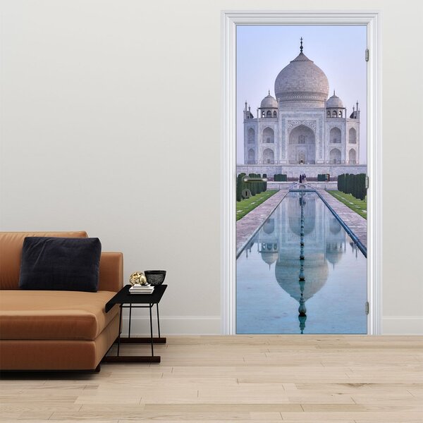 Foto tapeta za vrata - Taj Mahal na izlasku sunca (95x205cm)