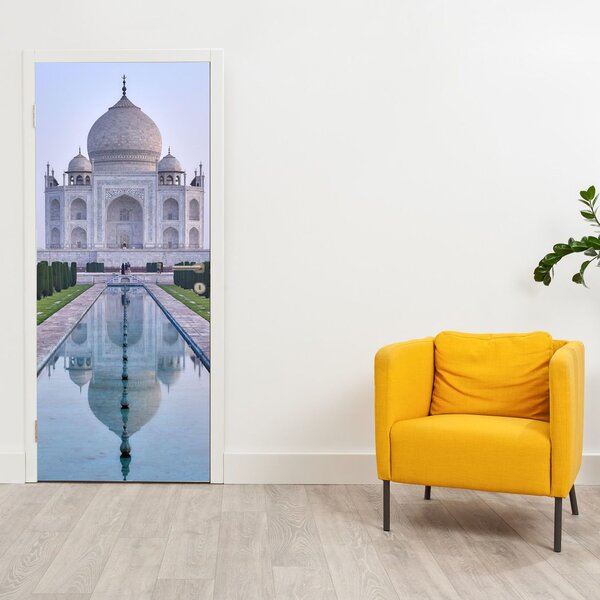 Foto tapeta za vrata - Taj Mahal na izlasku sunca (95x205cm)