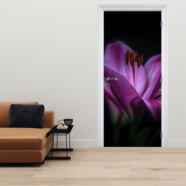 Foto tapeta za vrata - Ljiljani (95x205cm)