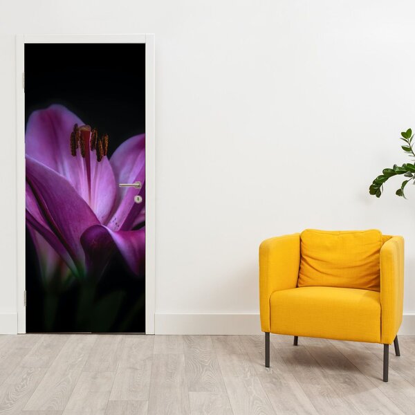 Foto tapeta za vrata - Ljiljani (95x205cm)