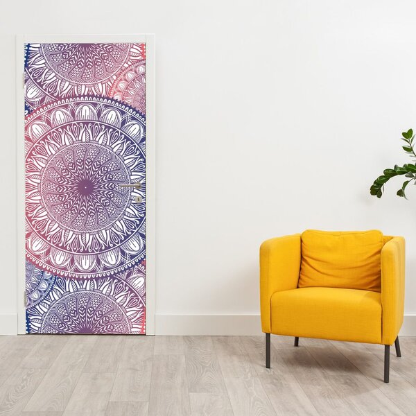 Foto tapeta za vrata - Mandale (95x205cm)