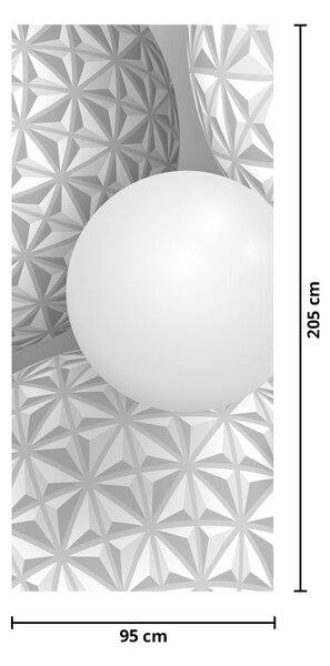 Foto tapeta za vrata - 3D motiv (95x205cm)