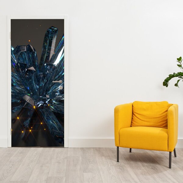 Foto tapeta za vrata - Kristal (95x205cm)