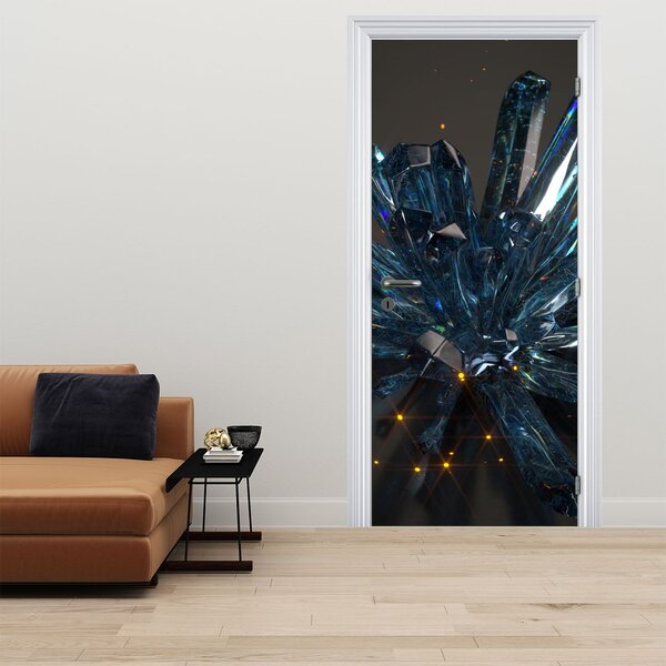 Foto tapeta za vrata - Kristal (95x205cm)