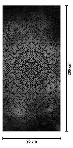 Foto tapeta za vrata - Mistična mandala (95x205cm)
