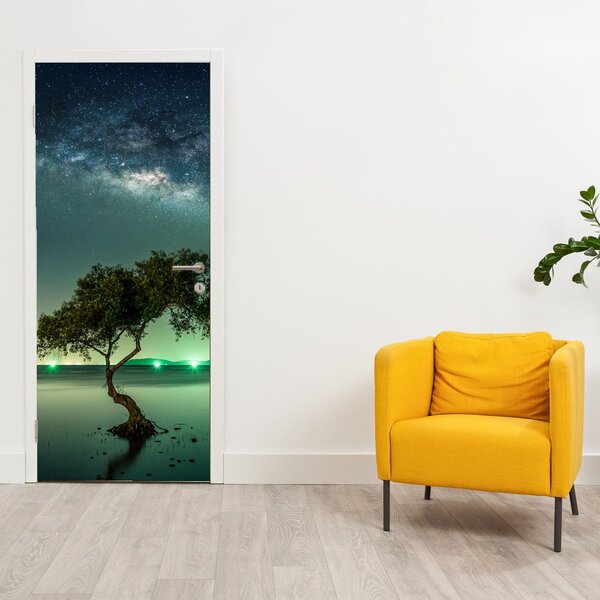 Foto tapeta za vrata - Noćno nebo (95x205cm)