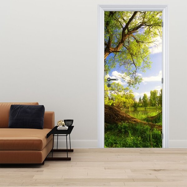 Foto tapeta za vrata - Proljetna livada (95x205cm)