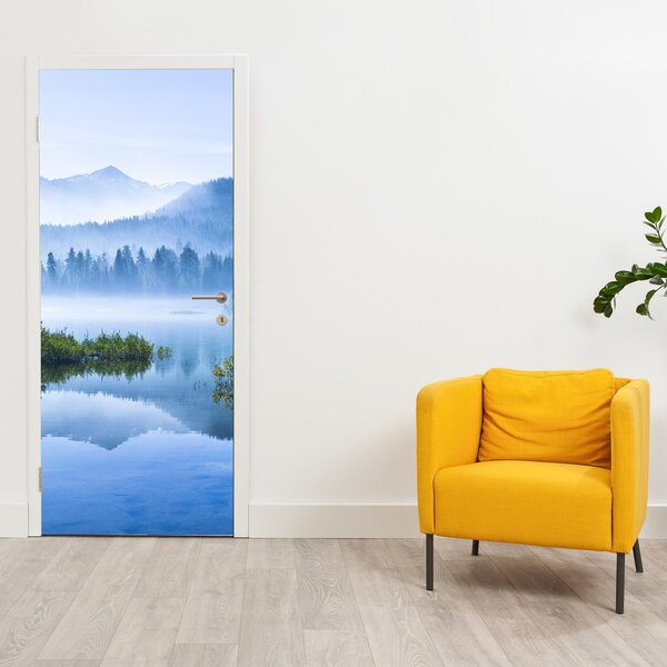 Foto tapeta za vrata - Planinsko jezero (95x205cm)