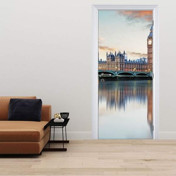 Foto tapeta za vrata - Londonski Houses of Parliament (95x205cm)