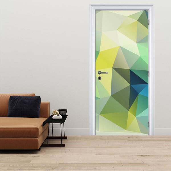 Foto tapeta za vrata - Geometrijska apstrakcija (95x205cm)