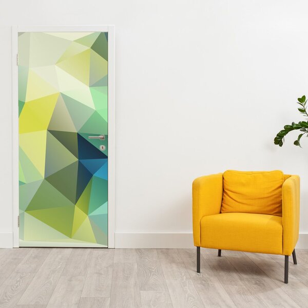 Foto tapeta za vrata - Geometrijska apstrakcija (95x205cm)