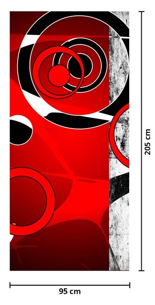 Foto tapeta za vrata - Apstrakcija (95x205cm)