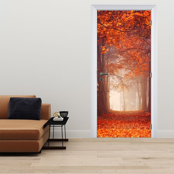 Foto tapeta za vrata - Jesenska šuma (95x205cm)