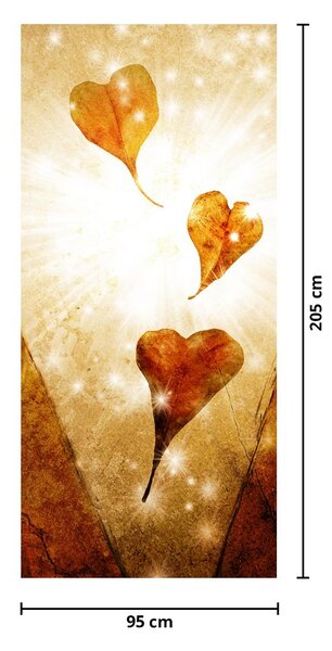 Foto tapeta za vrata - Slika ruke pune ljubavi (95x205cm)