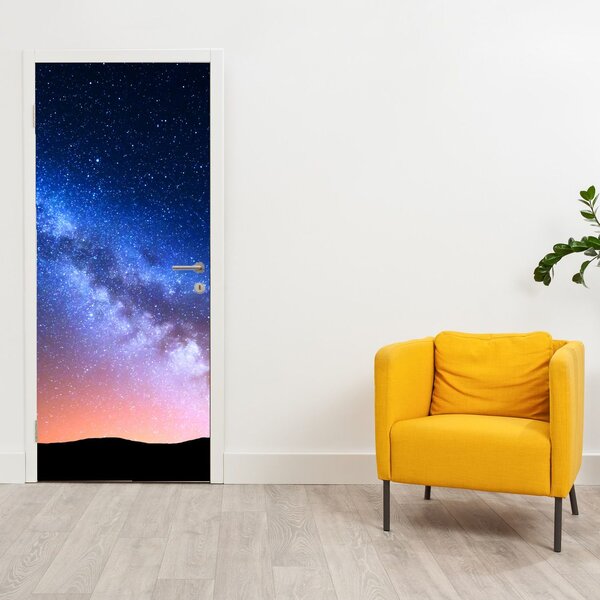 Foto tapeta za vrata - Noćne ljepote zvijezda (95x205cm)