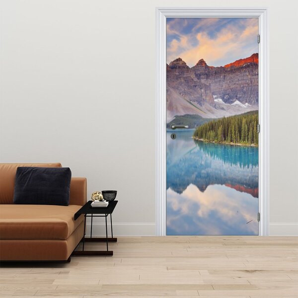 Foto tapeta za vrata - Planinski kanadski krajolik (95x205cm)