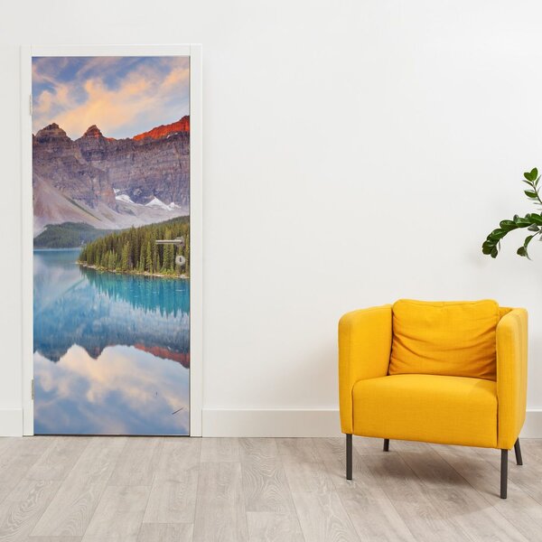 Foto tapeta za vrata - Planinski kanadski krajolik (95x205cm)