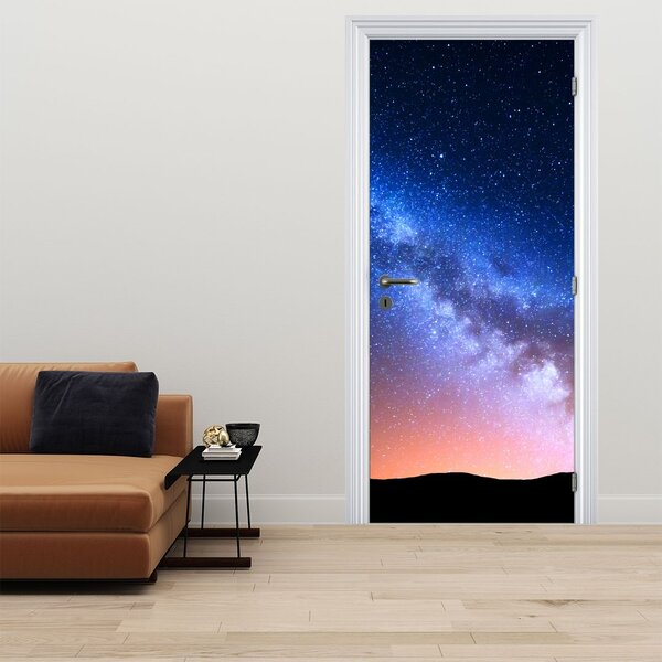 Foto tapeta za vrata - Noćne ljepote zvijezda (95x205cm)