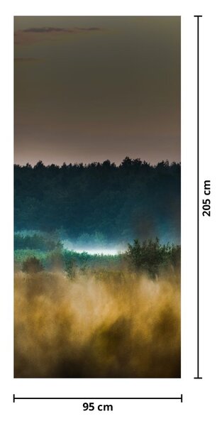 Foto tapeta za vrata - Planinski krajolik (95x205cm)