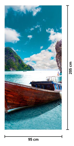 Foto tapeta za vrata - Raj na zemlji (95x205cm)