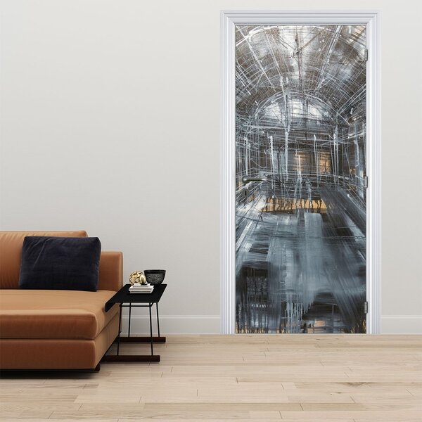 Foto tapeta za vrata - Interijer stare zgrade (95x205cm)