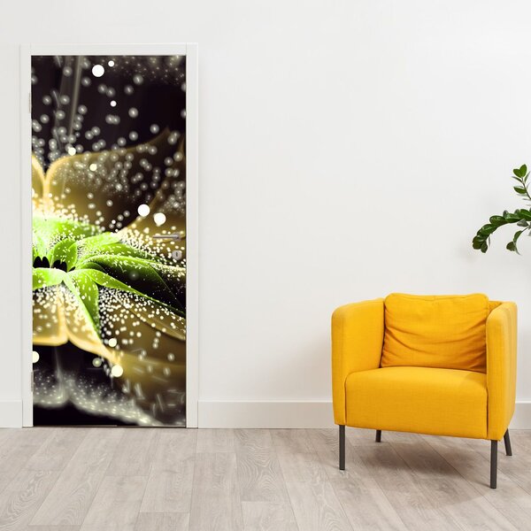 Foto tapeta za vrata - Cvjetni detalj (95x205cm)