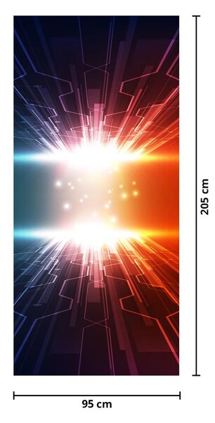 Foto tapeta za vrata - Aktivna energija (95x205cm)