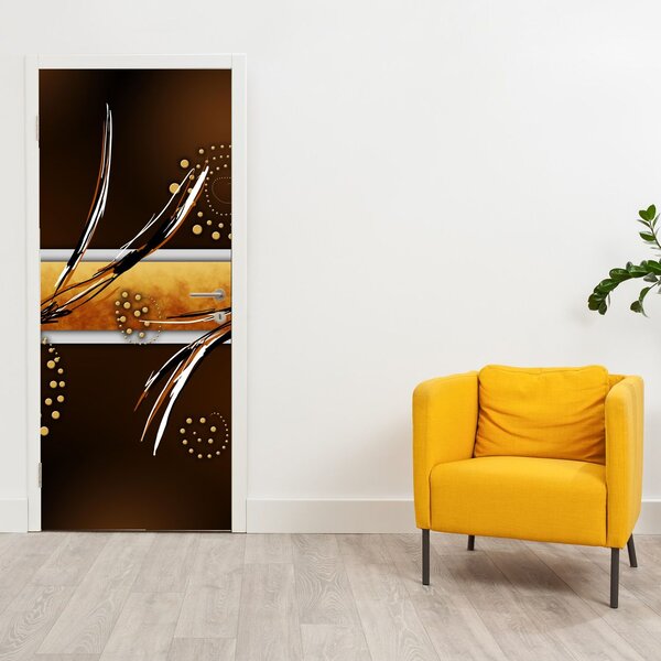 Foto tapeta za vrata - Apstraktni leptiri (95x205cm)
