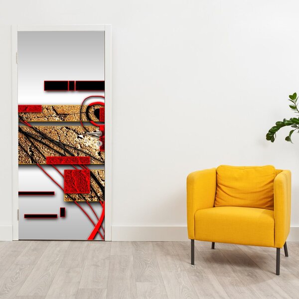 Foto tapeta za vrata - Apstrakcija (95x205cm)