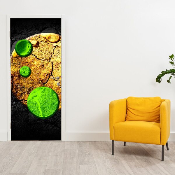 Foto tapeta za vrata - Apstrakcija kugle (95x205cm)