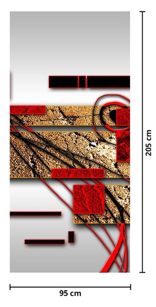 Foto tapeta za vrata - Apstrakcija (95x205cm)