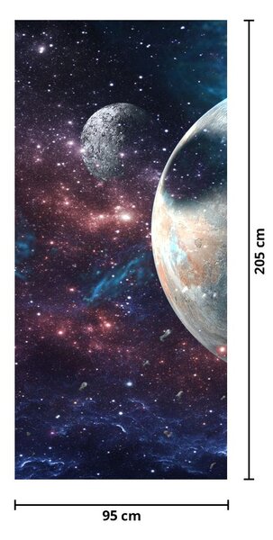 Foto tapeta za vrata - Svemir (95x205cm)