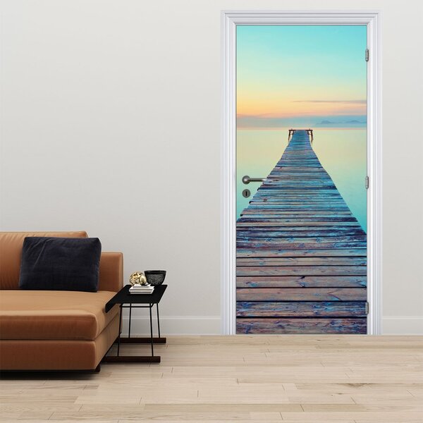 Foto tapeta za vrata -Molo do beskonačnosti (95x205cm)