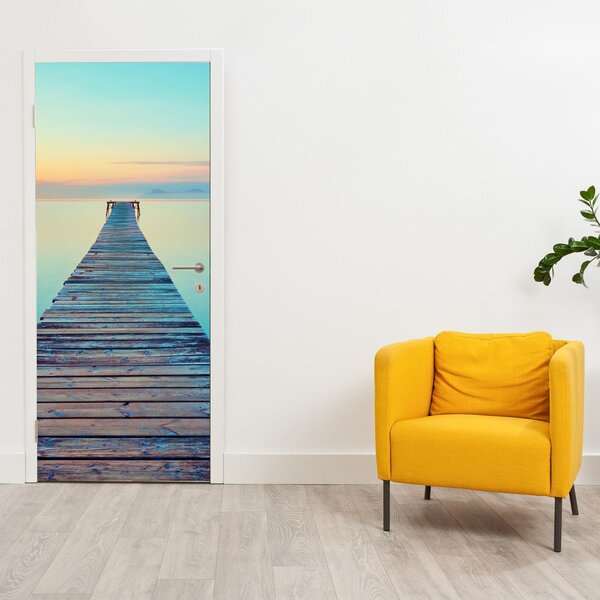 Foto tapeta za vrata -Molo do beskonačnosti (95x205cm)