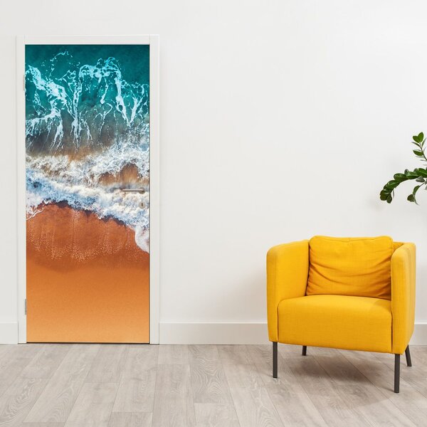 Foto tapeta za vrata - Morska plaža (95x205cm)