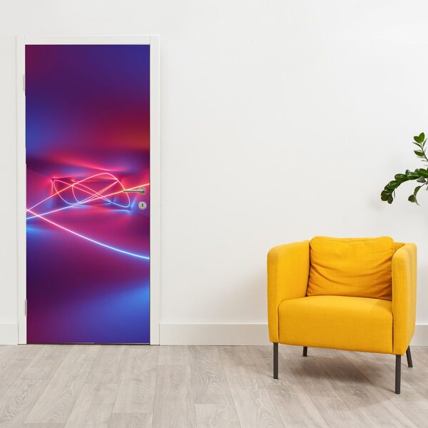 Foto tapeta za vrata - Moderna apstrakcija (95x205cm)