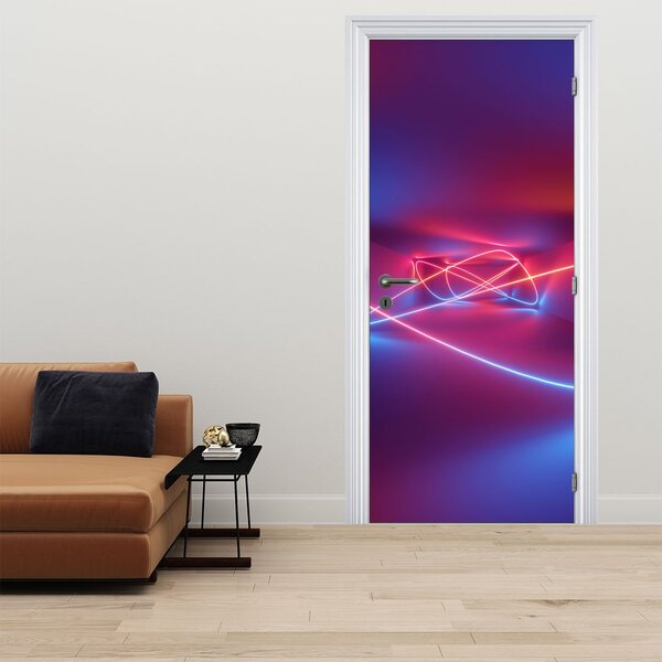Foto tapeta za vrata - Moderna apstrakcija (95x205cm)