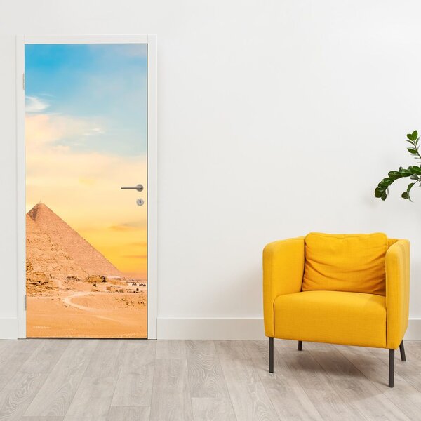 Foto tapeta za vrata - Egipatske piramide (95x205cm)