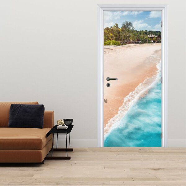 Foto tapeta za vrata - Trčanje na plaži (95x205cm)