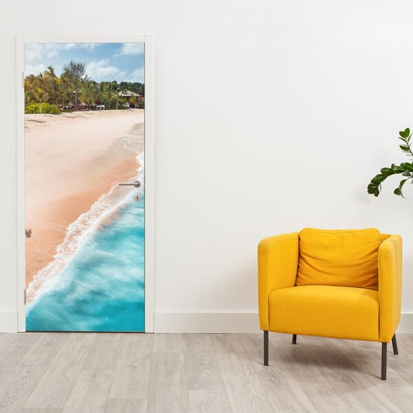 Foto tapeta za vrata - Trčanje na plaži (95x205cm)