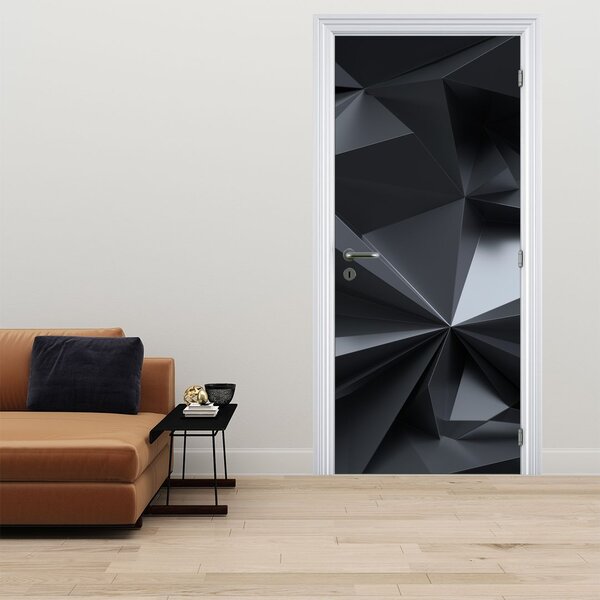 Foto tapeta za vrata - Geometrijska apstrakcija (95x205cm)