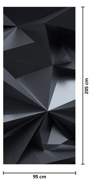 Foto tapeta za vrata - Geometrijska apstrakcija (95x205cm)