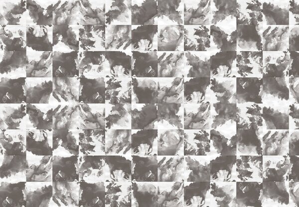 Foto tapeta - Mozaik tintom (147x102 cm)