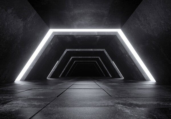 Foto tapeta - 3D tunel (147x102 cm)