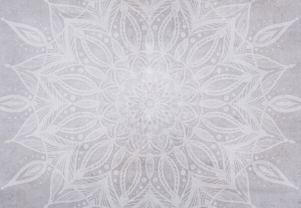Foto tapeta - Mandala na betonskom zidu (147x102 cm)