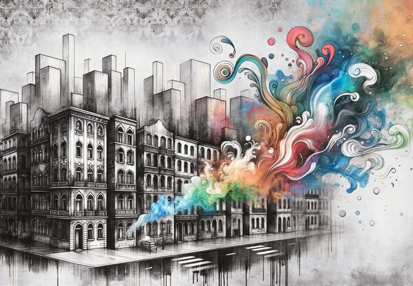 Foto tapeta - Industrijski život (147x102 cm)